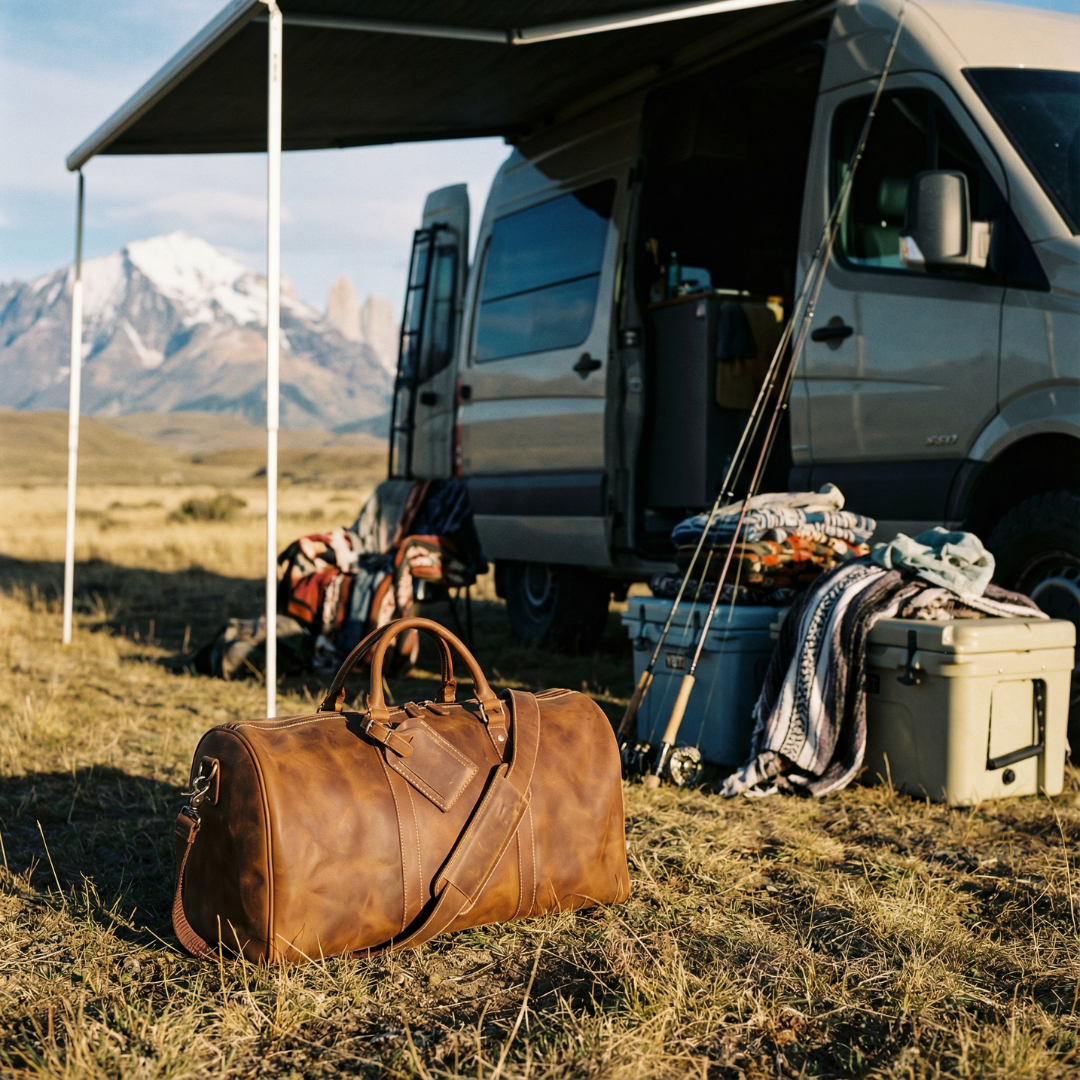 DENVER WEEKENDER LEATHER DUFFEL BAG