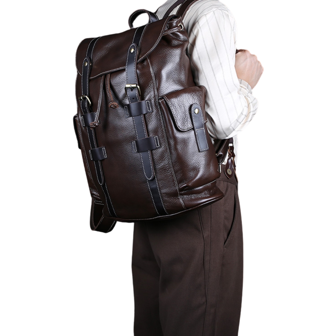 TIMBERLINE LEATHER BACKPACK