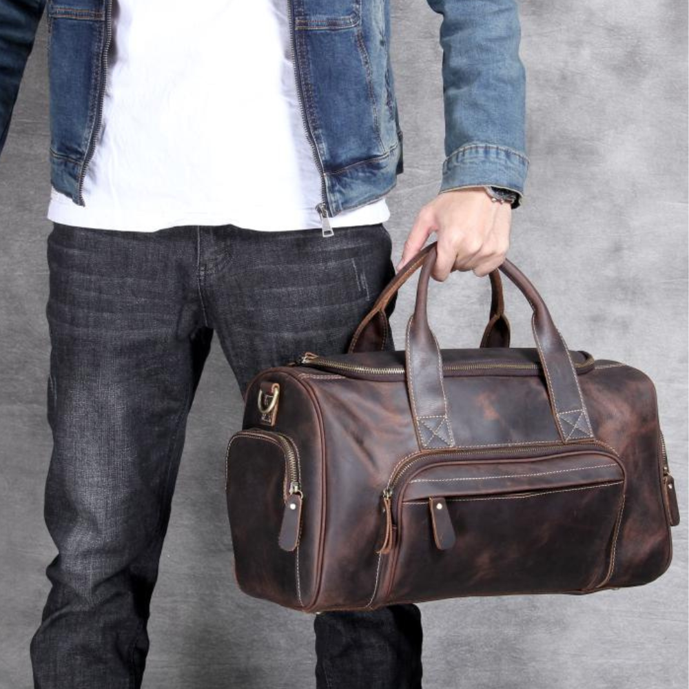 ASPEN LEATHER WEEKENDER