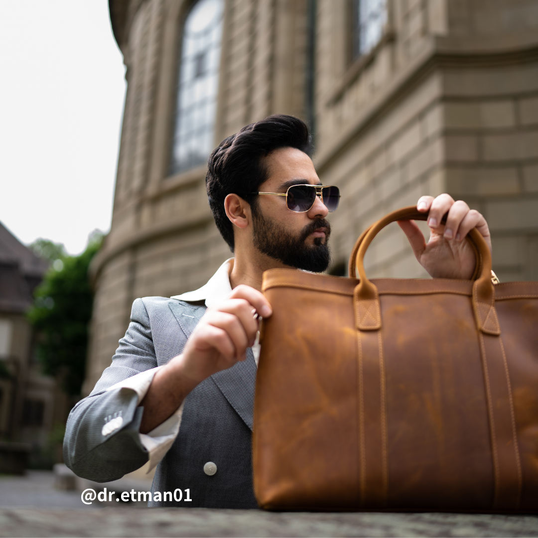 HAMILTON LEATHER TOTE