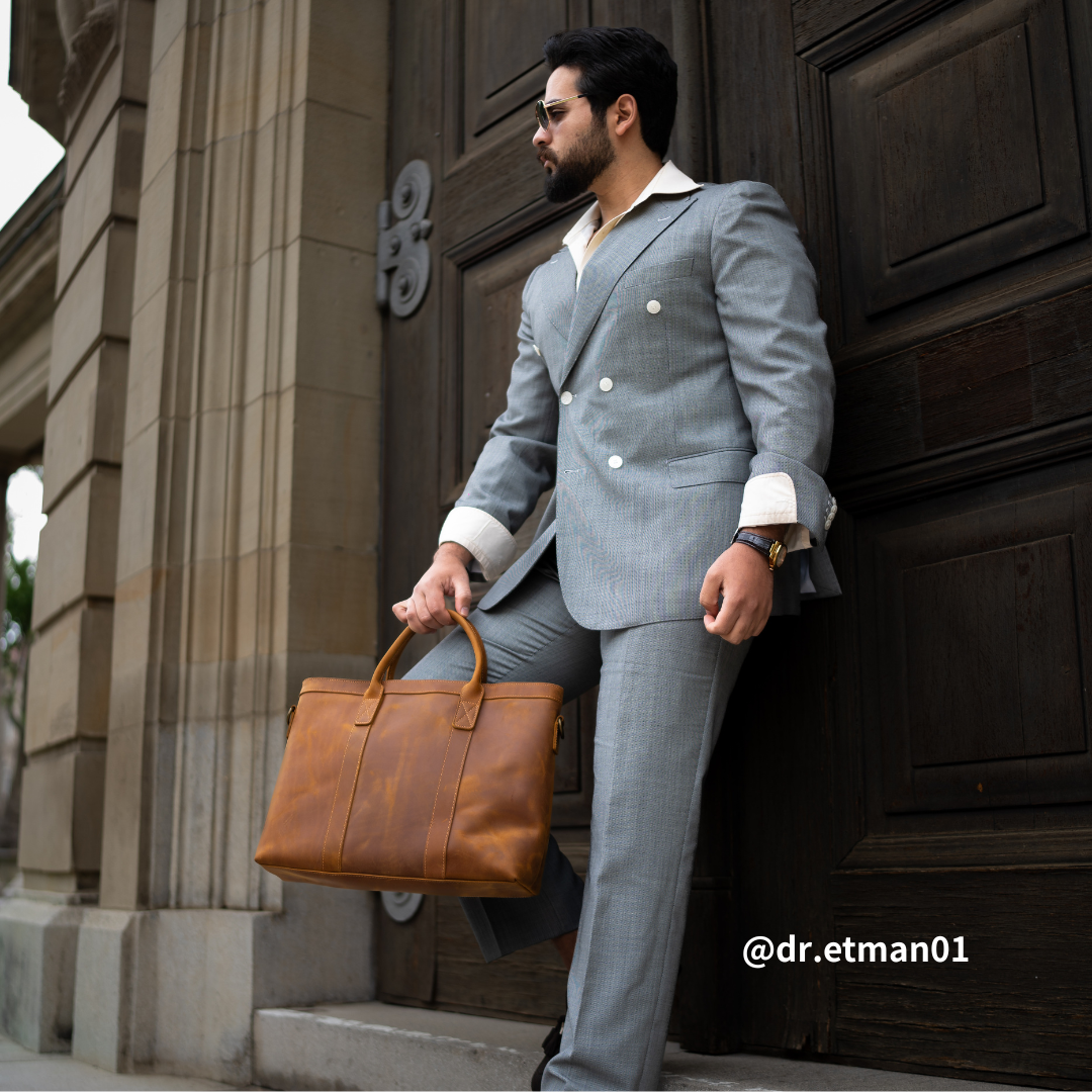 HAMILTON LEATHER TOTE