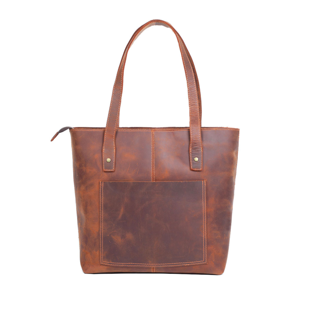 ASPEN LEATHER TOTE