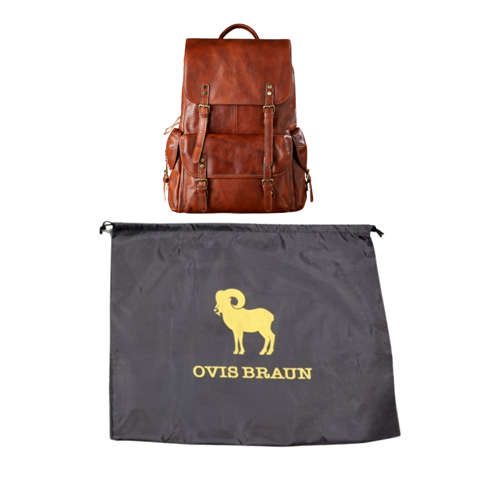 SIERRA CLASSIC LEATHER BACKPACK