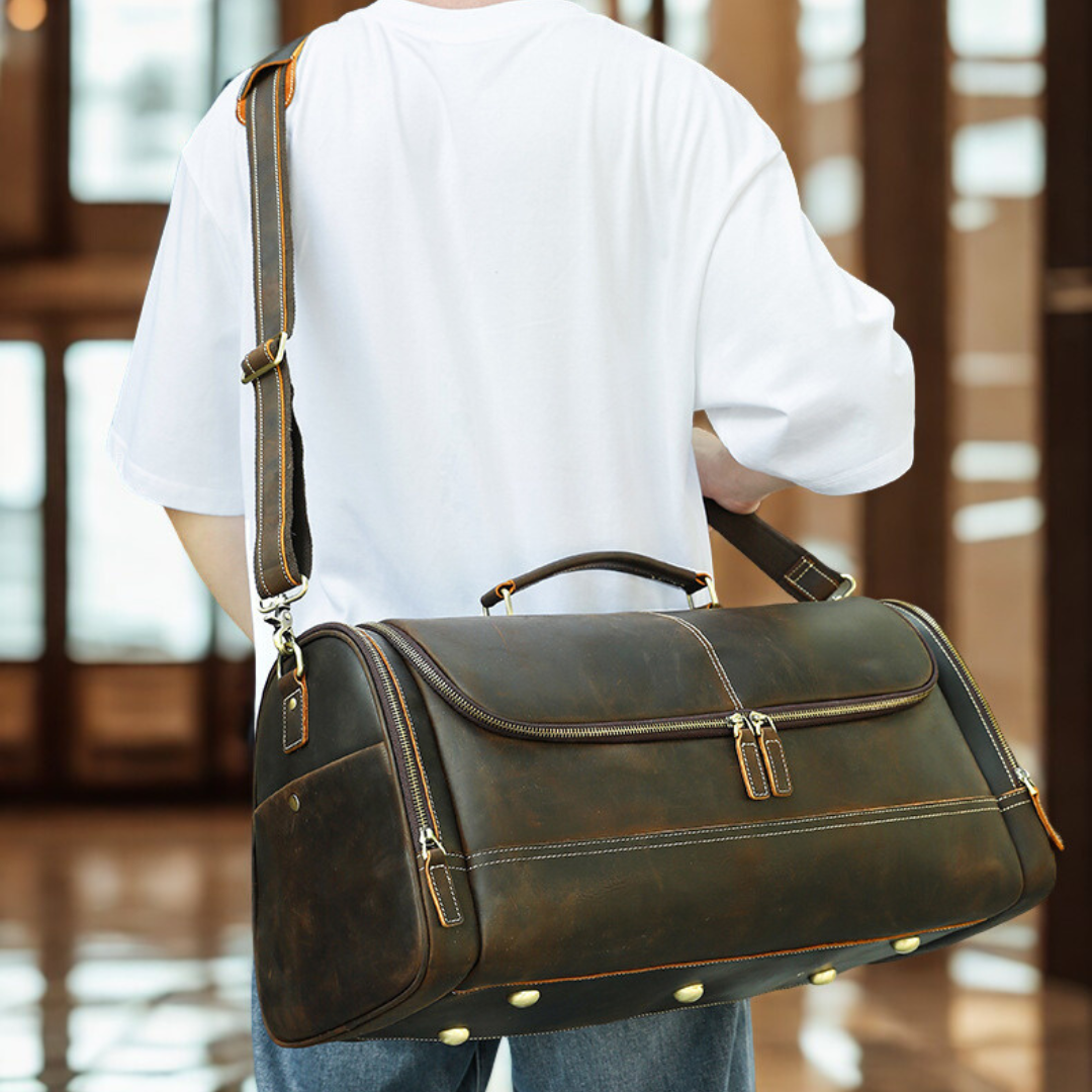 MAVERICK LEATHER DUFFEL