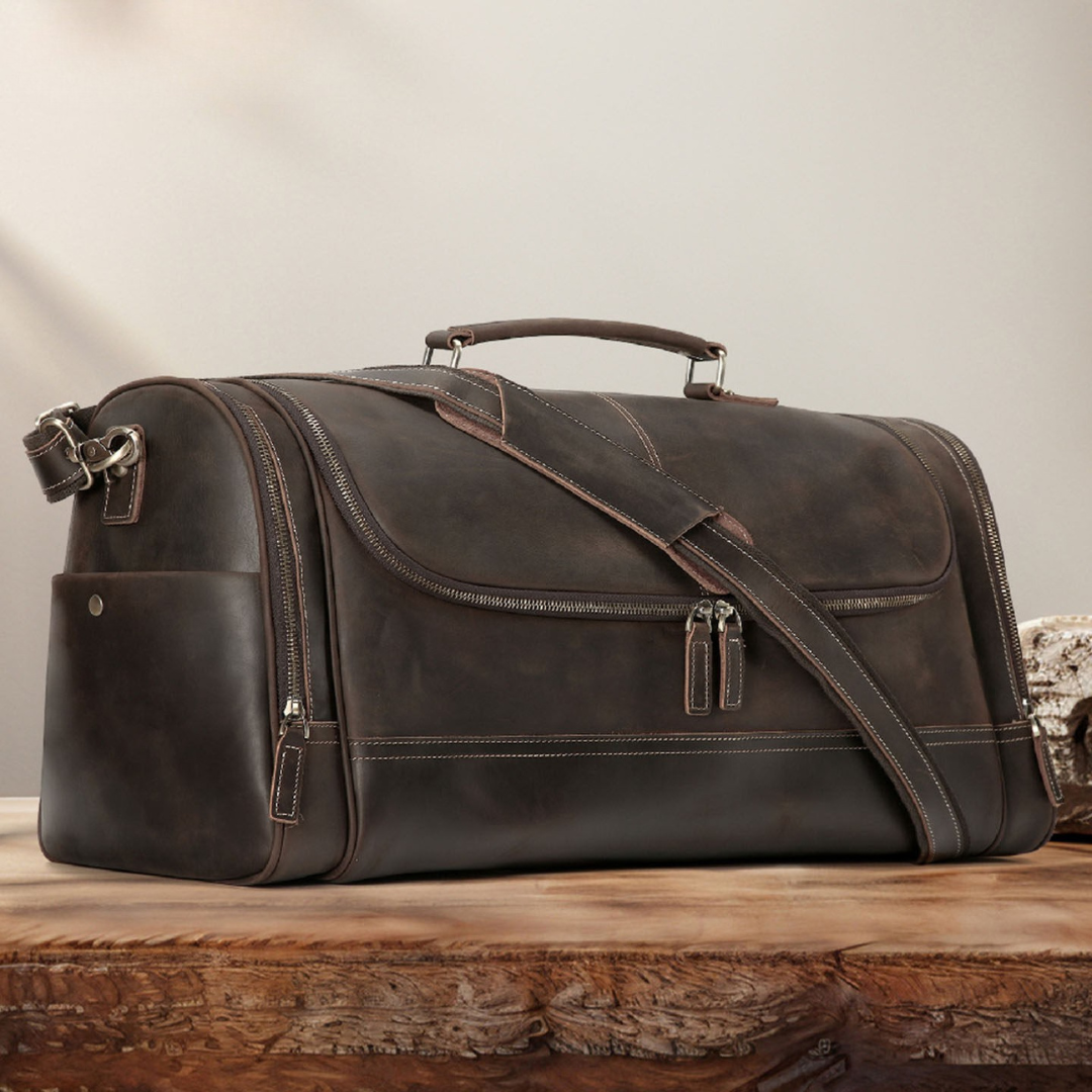 MAVERICK LEATHER DUFFEL