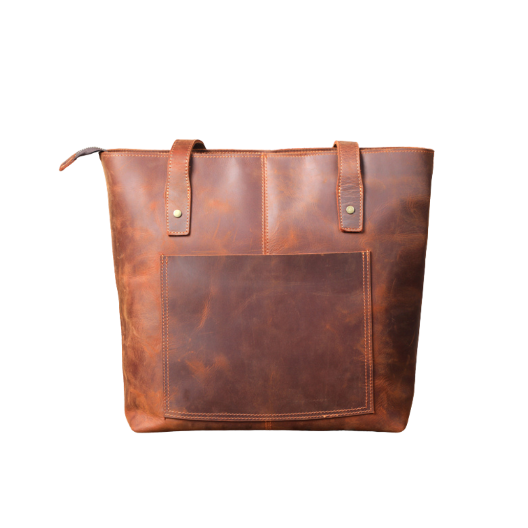 ASPEN LEATHER TOTE