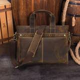BISON LEATHER MESSENGER