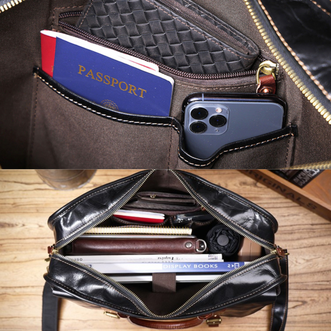 DURANT LEATHER BRIEFCASE