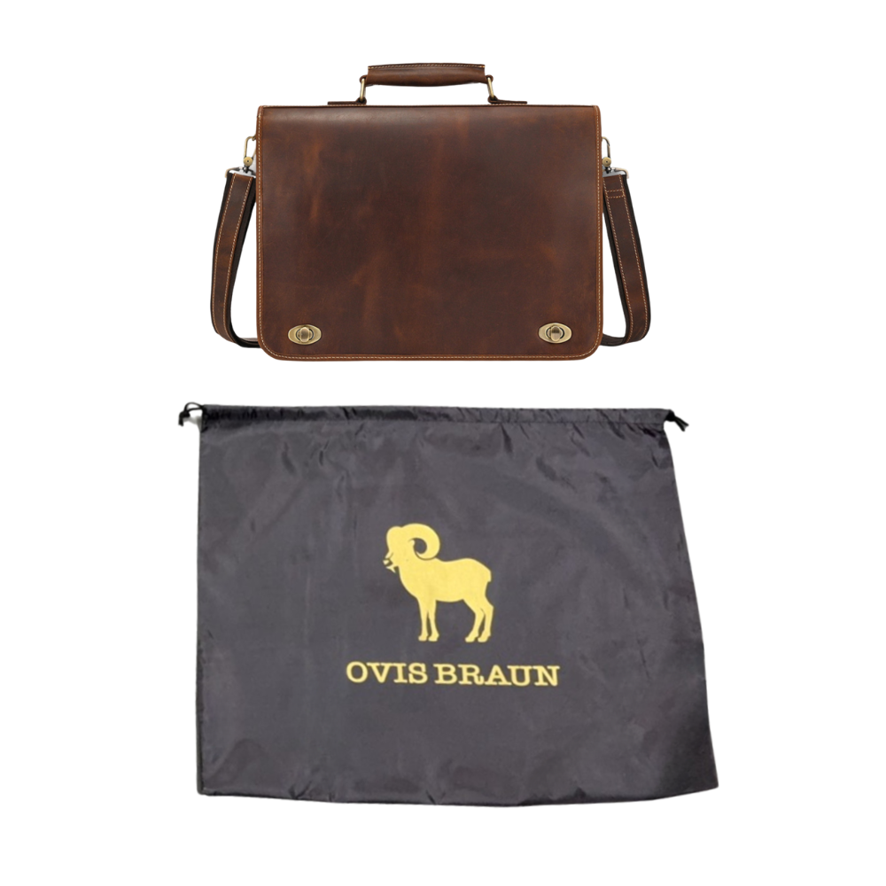 SIERRA LEATHER MESSENGER