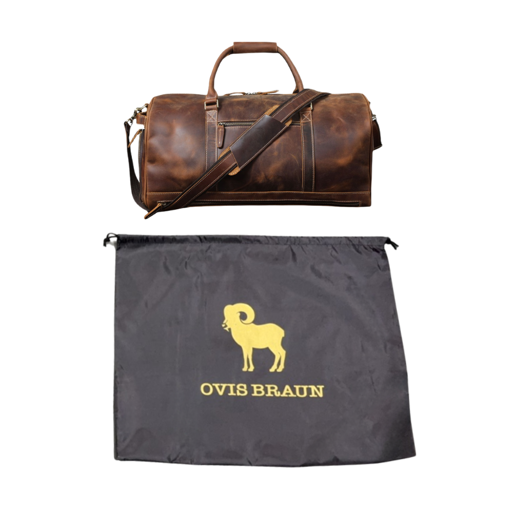 JEFFERSON LEATHER DUFFEL BAG